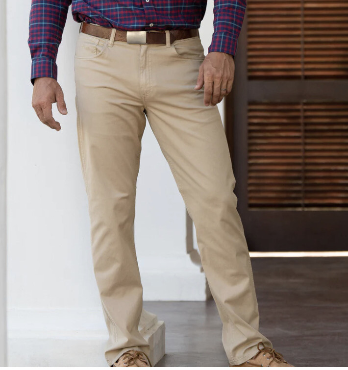 Sand Five Pocket Stretch Twill Pant