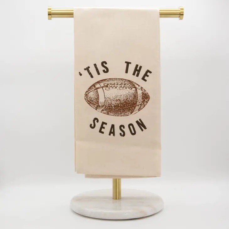 Tis the Football Season Hand Towel 