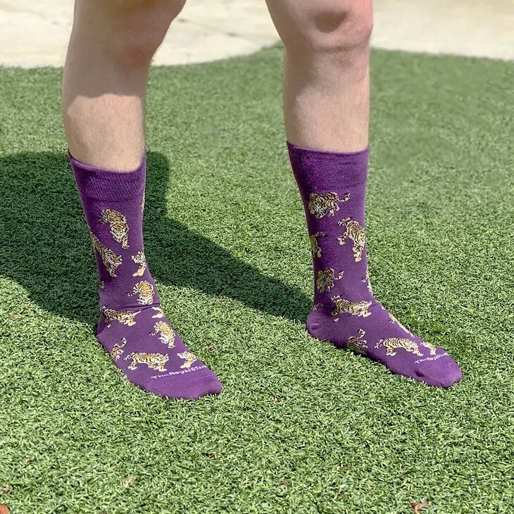 GO get em Tiger- Purple