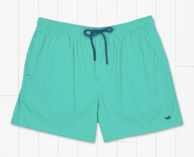 Wharf Stretch Lined Trunk - Bimini Green