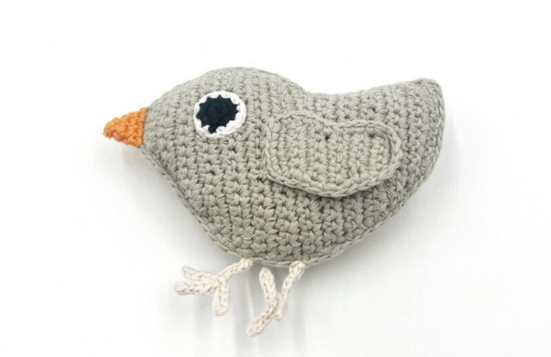 Little Bird Rattle- Teal