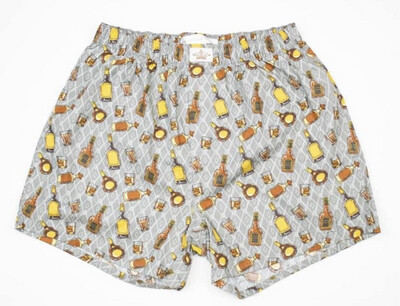 Men's On The Rocks Boxers - Gray/Brown 