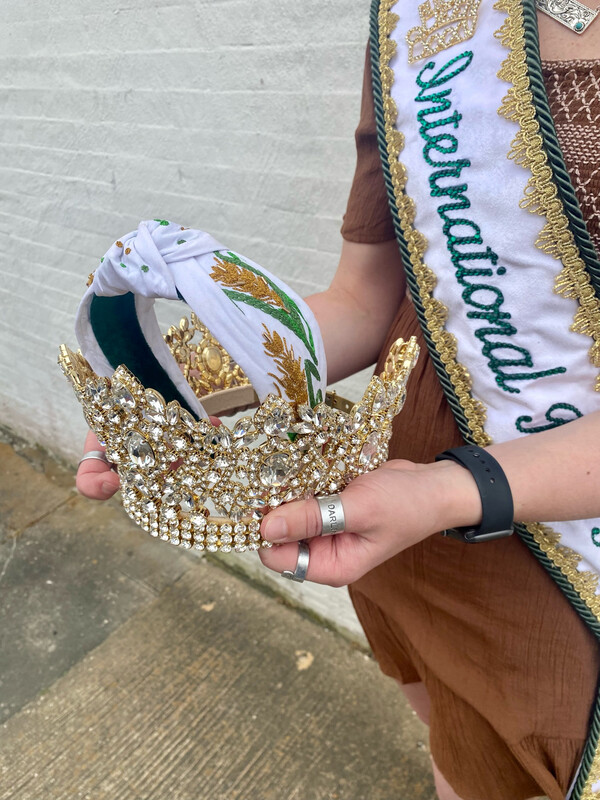 White Rice Headband 