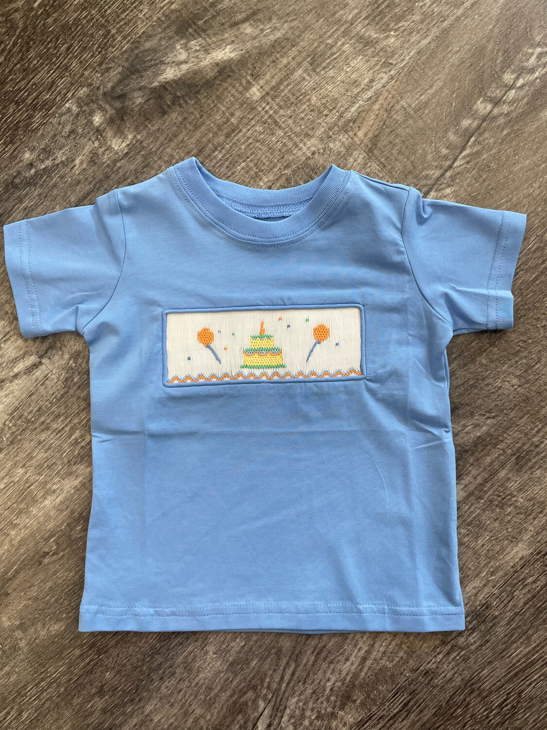 Houston Smocked Birthday Shirt