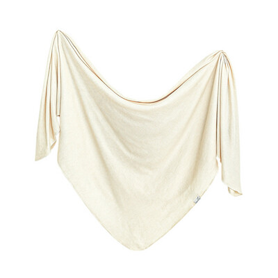 Ribbed Moonstone Swaddle Blanket