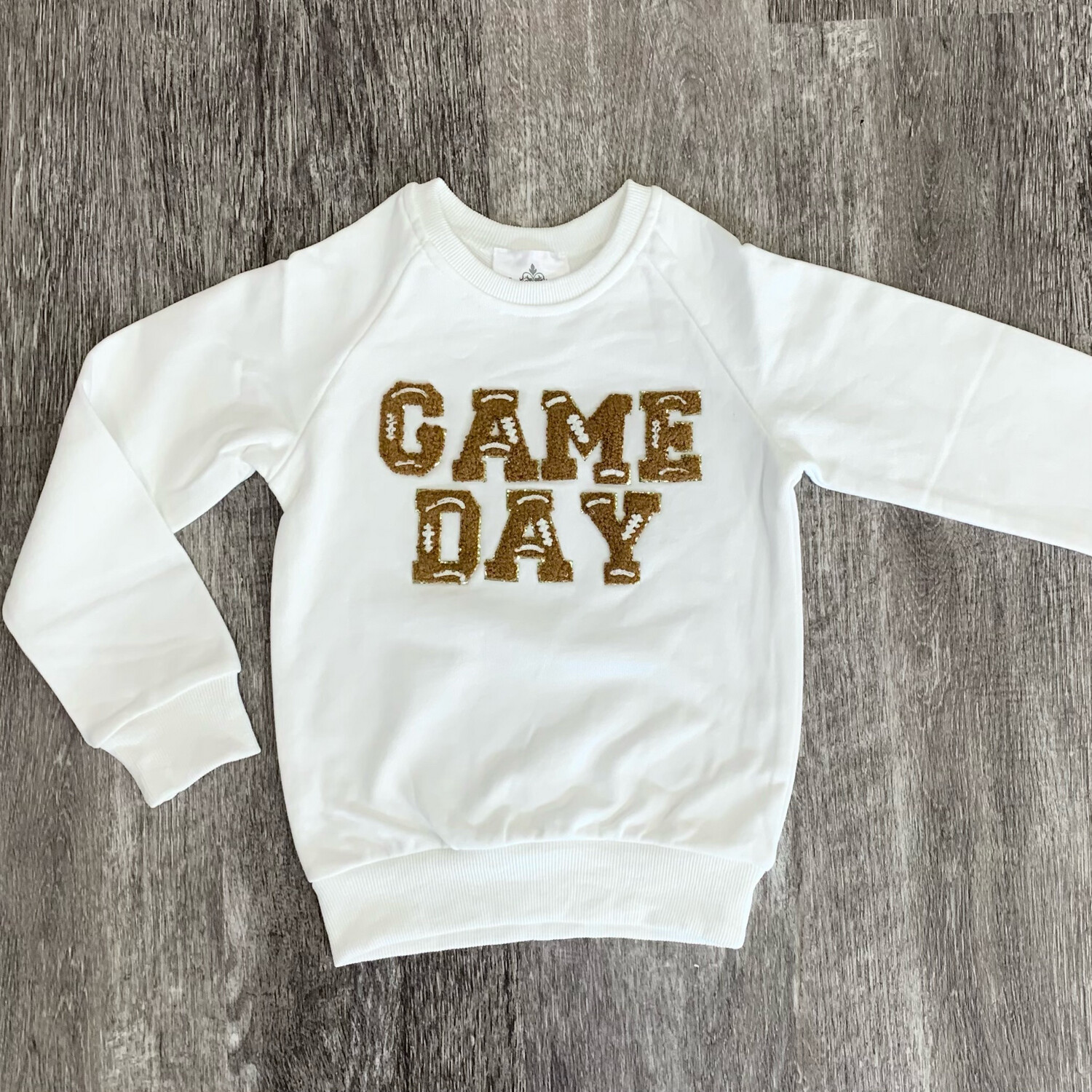 Game Day Chenille Adult Sweatshirt