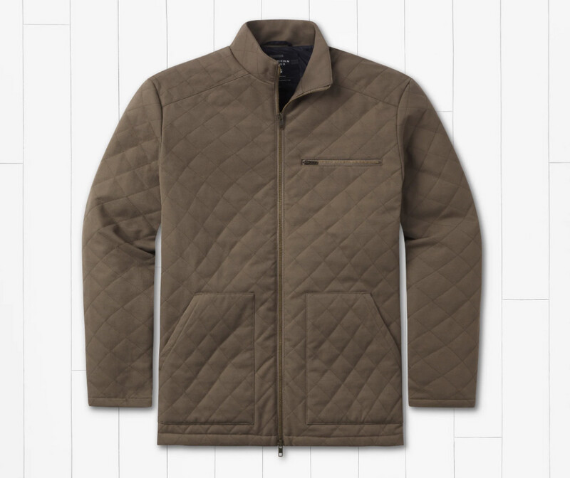 Edinburgh Quilted Jacket - Stone Brown