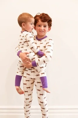 Purple Tiger Pajama Set
