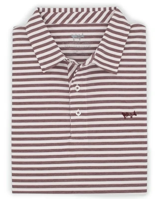 Mineral Red Stripe Polo