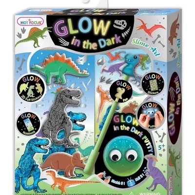 Glow in the Dark Slime Kit - Dinosaur