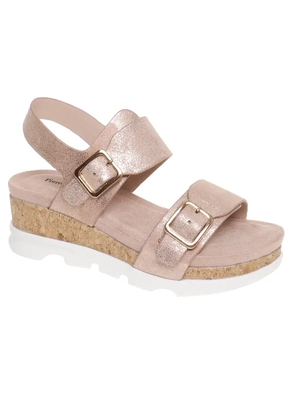 Catherine Rose Gold Wedges - 42653