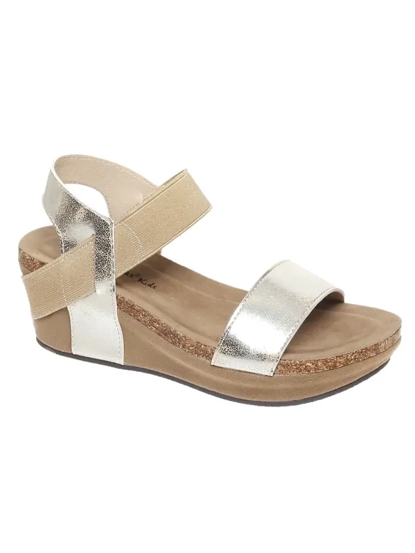 Tessa Gold Wedges - 42553