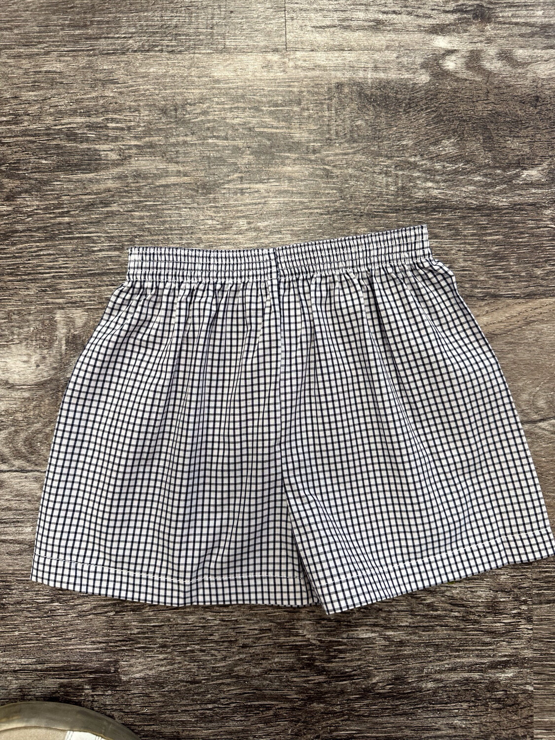 Navy Check Bennett Short
