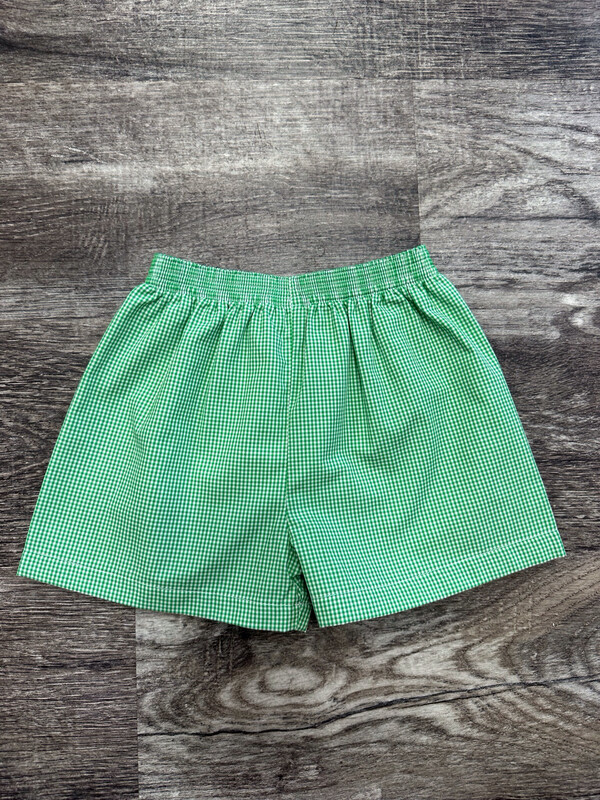 Green Gingham Bennett Short 