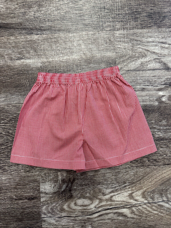 Red Check Bennett Short 