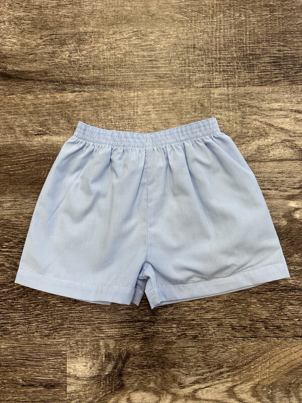 Blue Micro Check Bennett Short