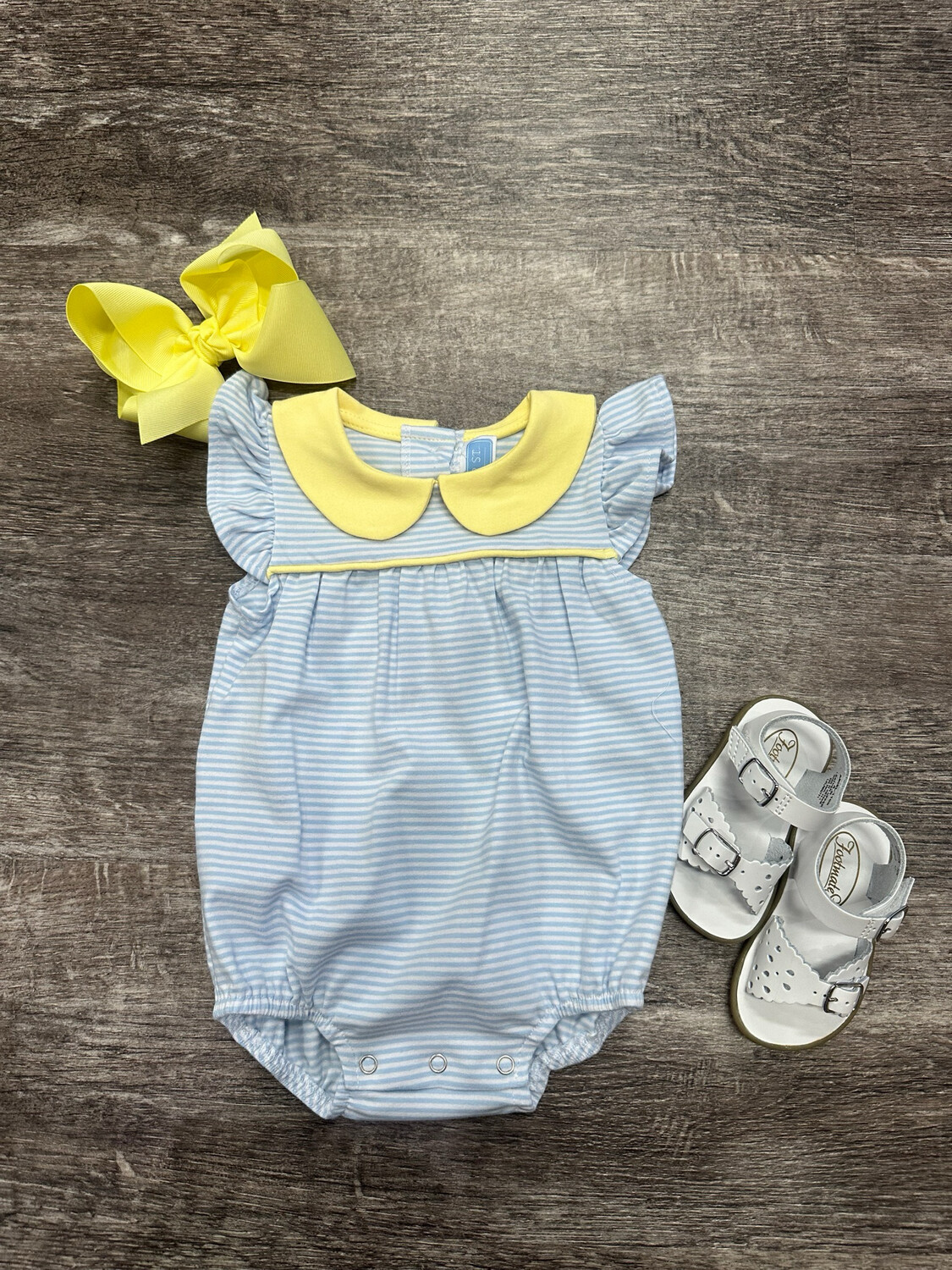 Genevieve Bubble Blue/ Yellow