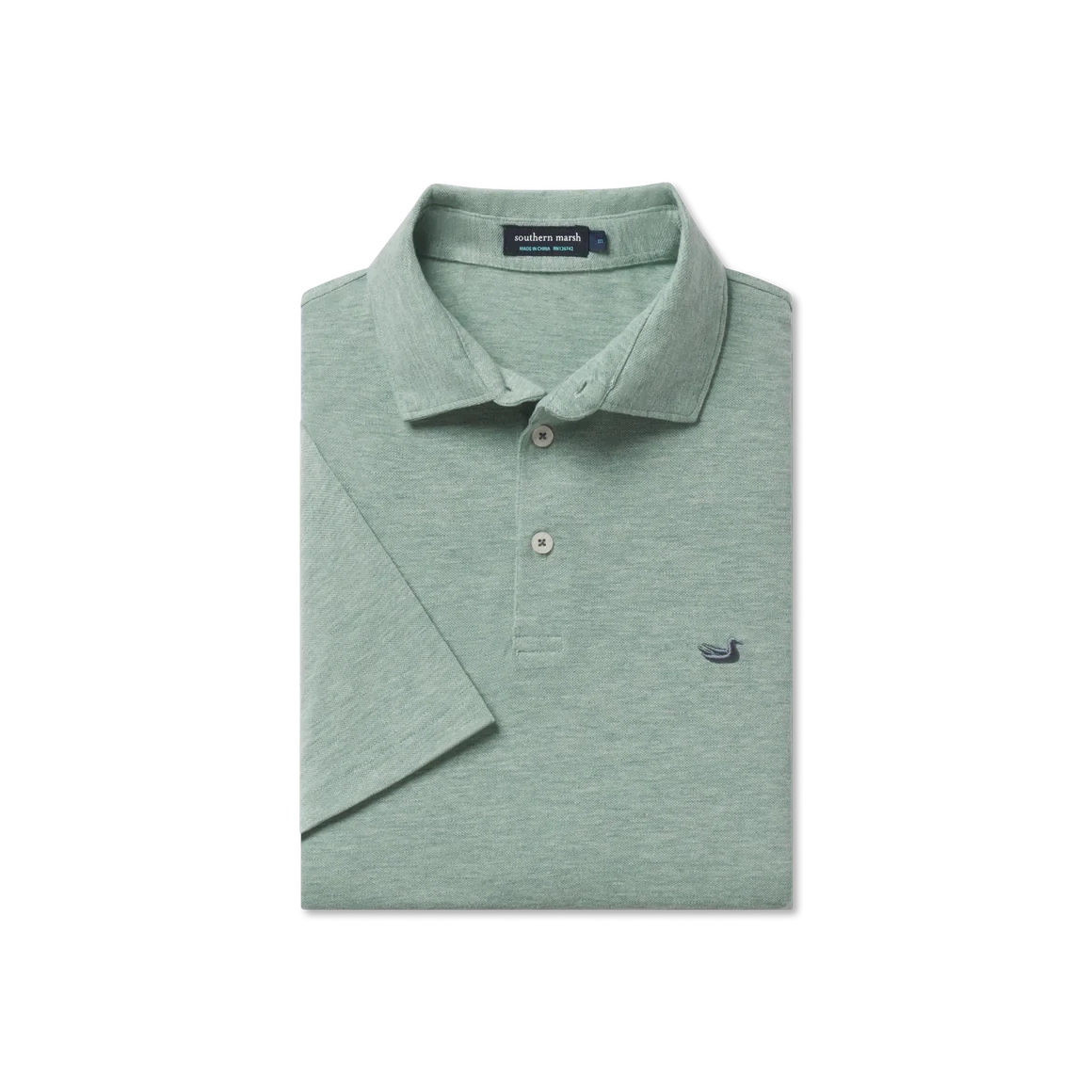 Hutchinson Heather Polo- Burnt Sage