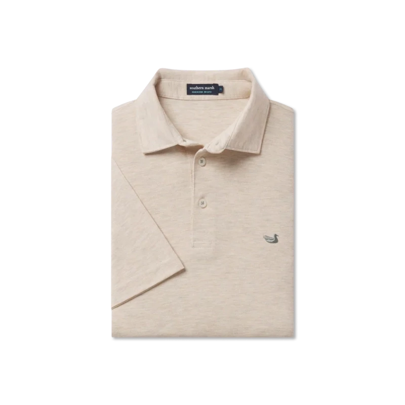 Hutchinson Heather Polo- Burnt Taupe