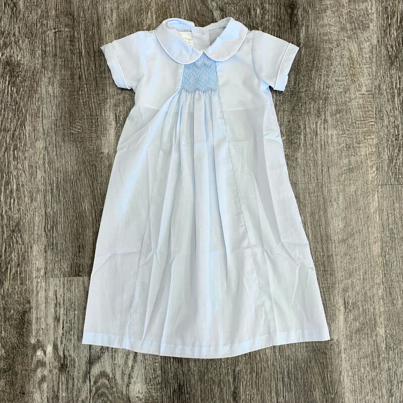 Light Blue Geometric Gown