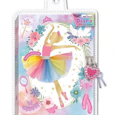 Ballerina Beauties Diary w/ Lock & Key