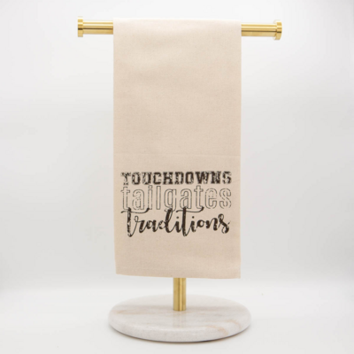 Touchdowns Tailgates Traditions Hand Towel 