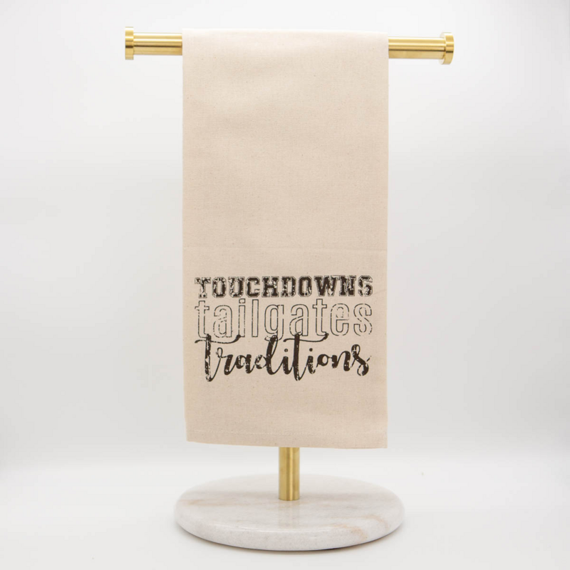 Touchdowns Tailgates Traditions Hand Towel 
