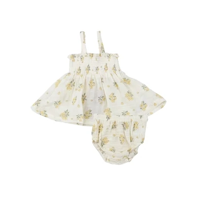 Buttercup Bouquets Smocked Bloomer Set
