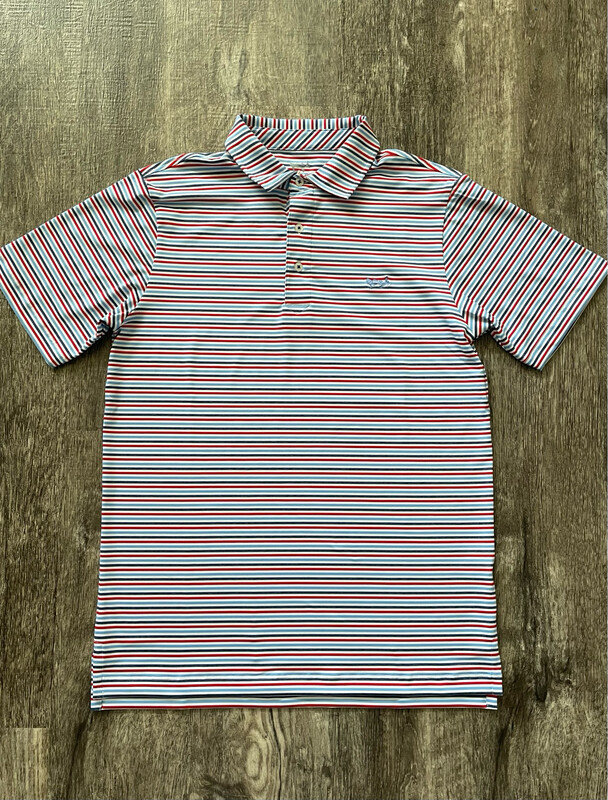 Patriot Stripe Performance Polo