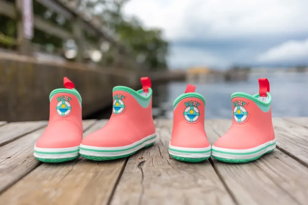 Kids Buoy Boots Coral