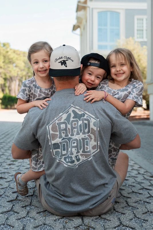 Rad Dad Shirt- Dark Heather Grey