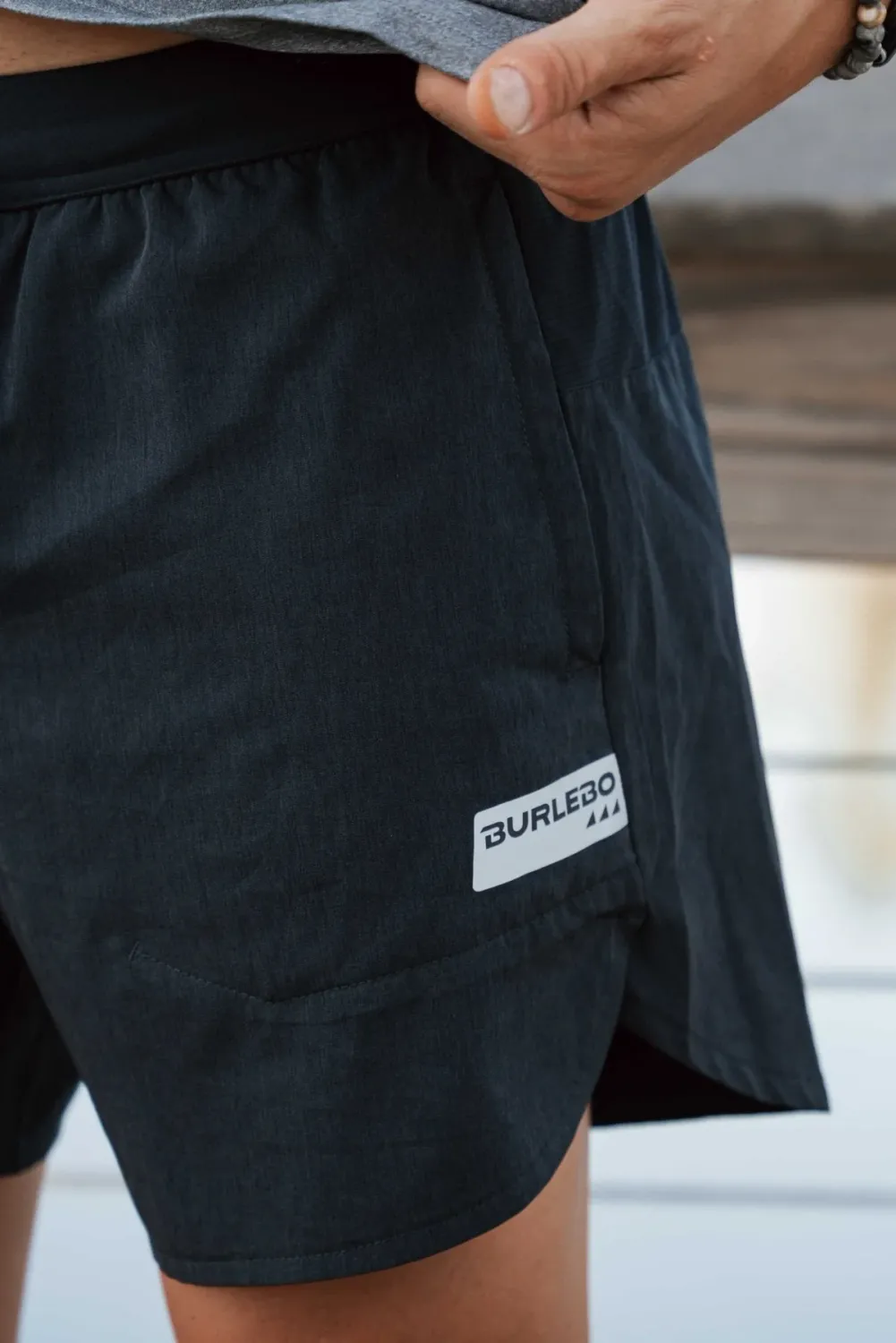 Burlebo Running Short - Black