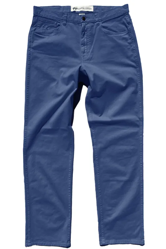 Wake Blue Five Pocket Stretch Twill Pant