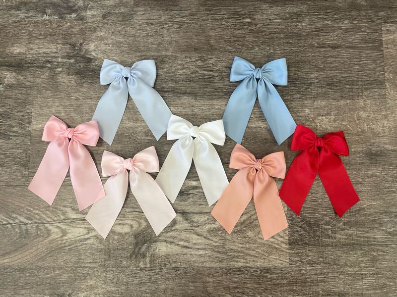 Opaque Satin Bow 