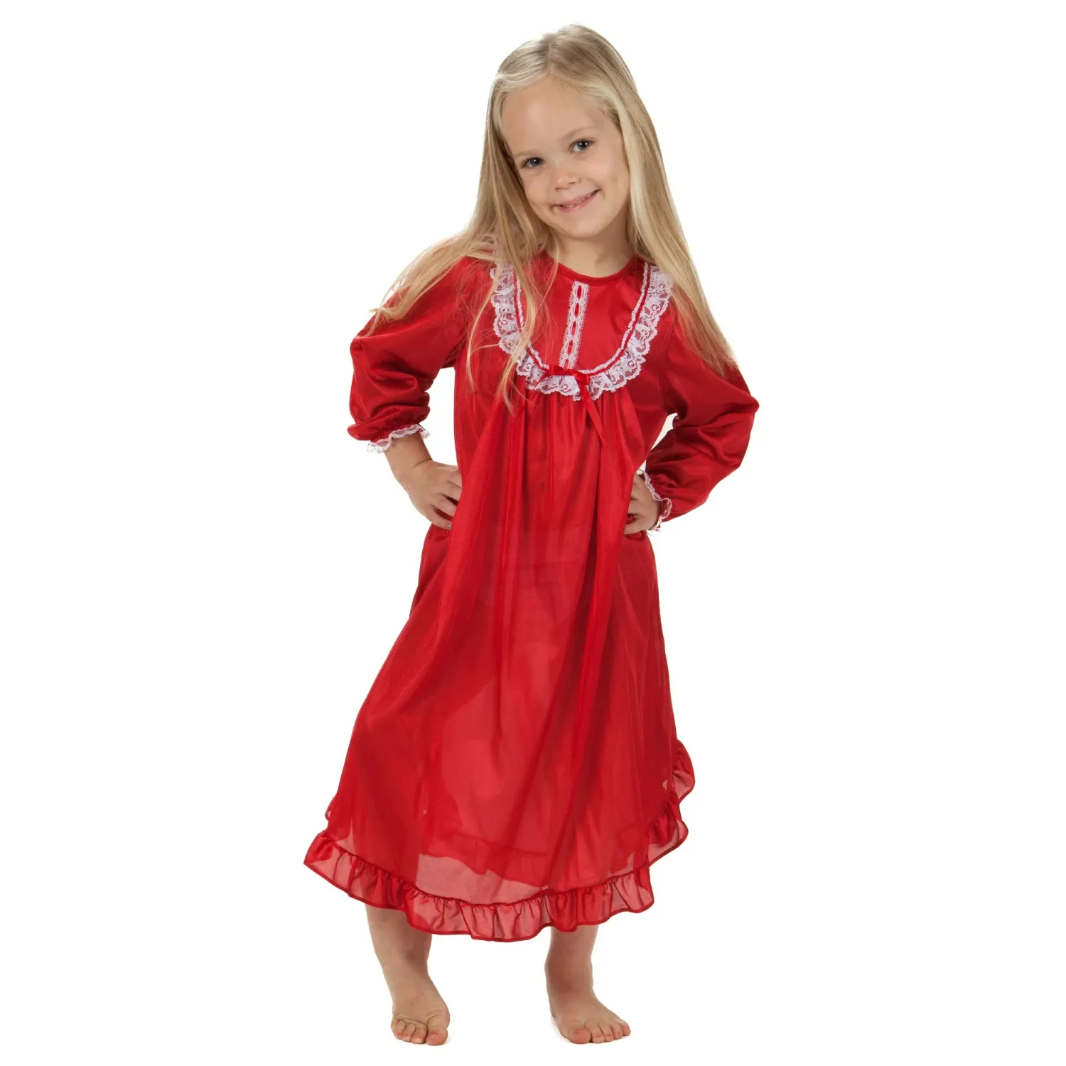 Red Satin Nightgown