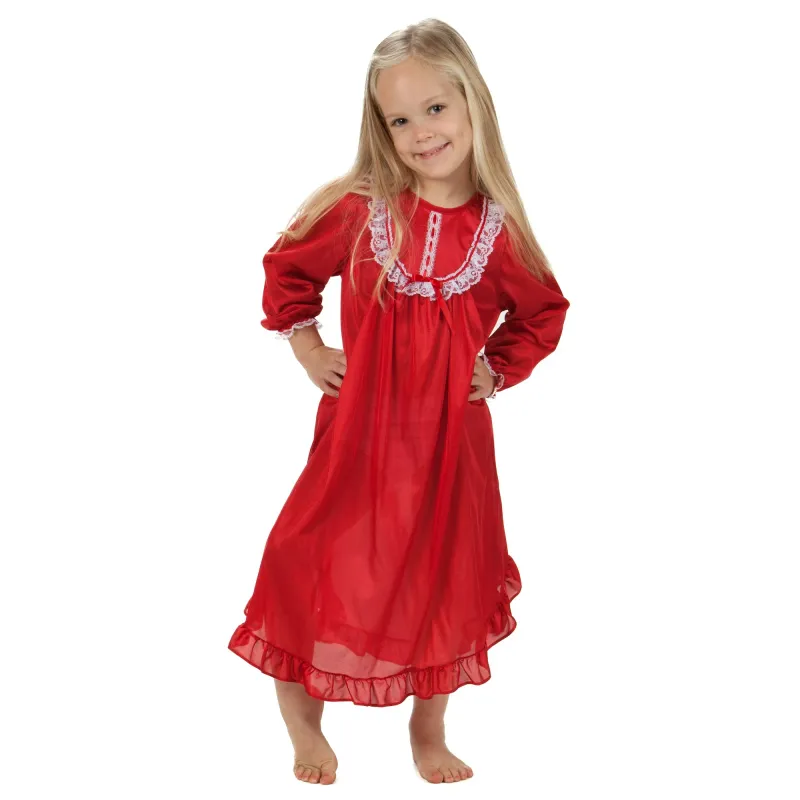 Red Satin Nightgown