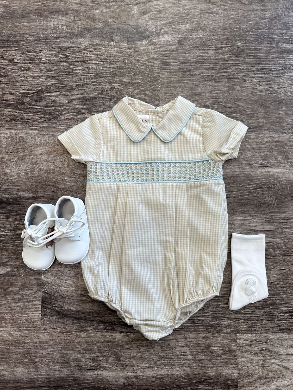 Tan &amp; Blue Christopher Bubble 