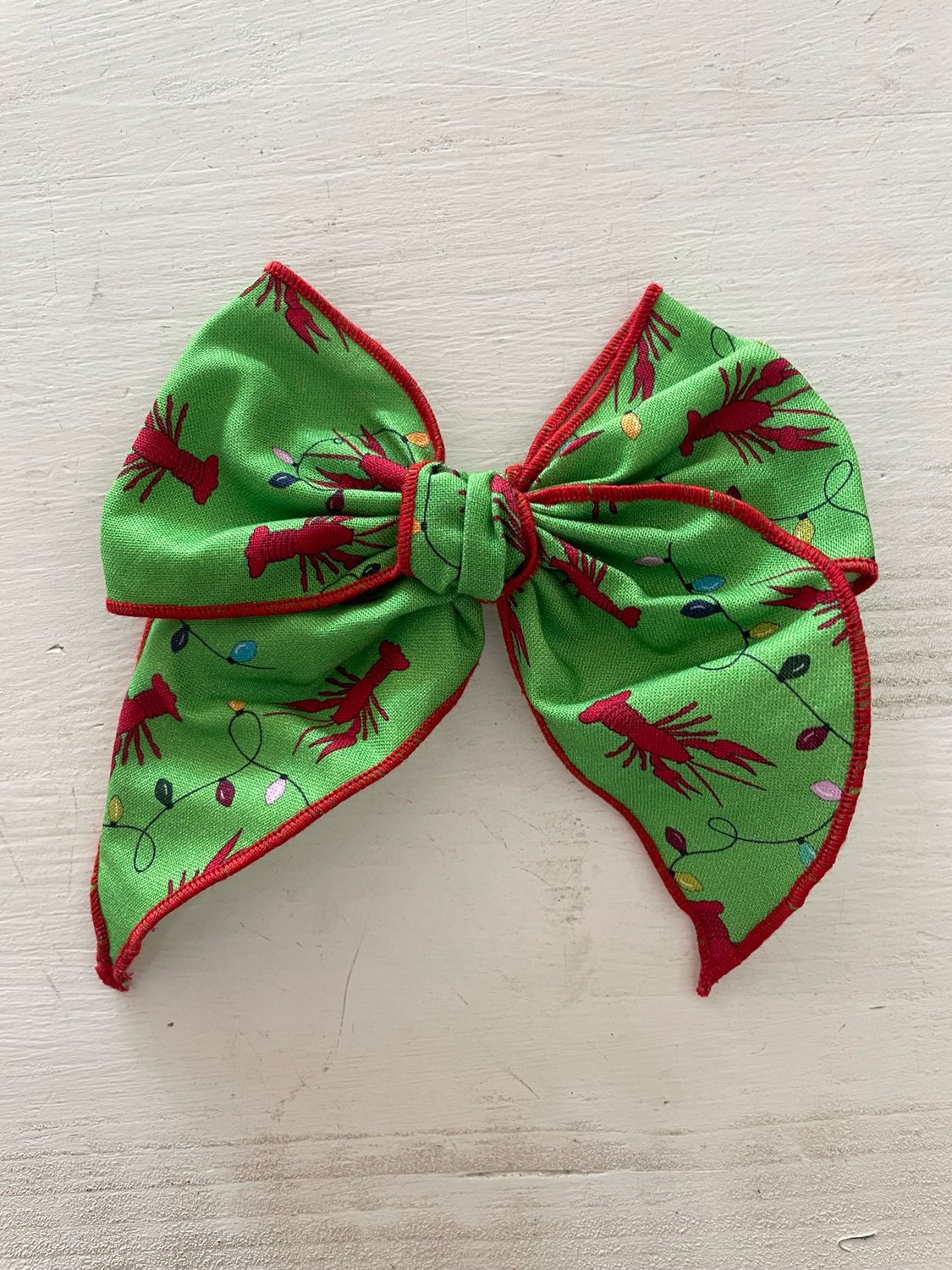 Christmas Crawfish Bow
