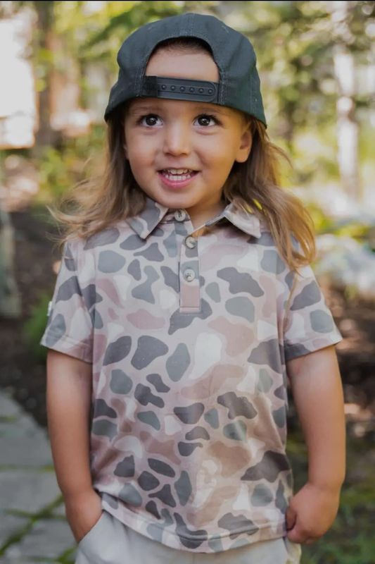 Youth Perf. Polo - Pintail Camo