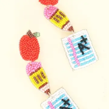 A+ Teacher Earrings