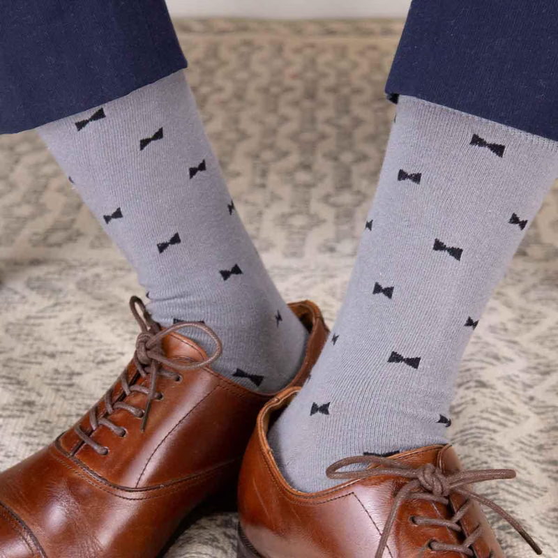 Mens bowtie socks