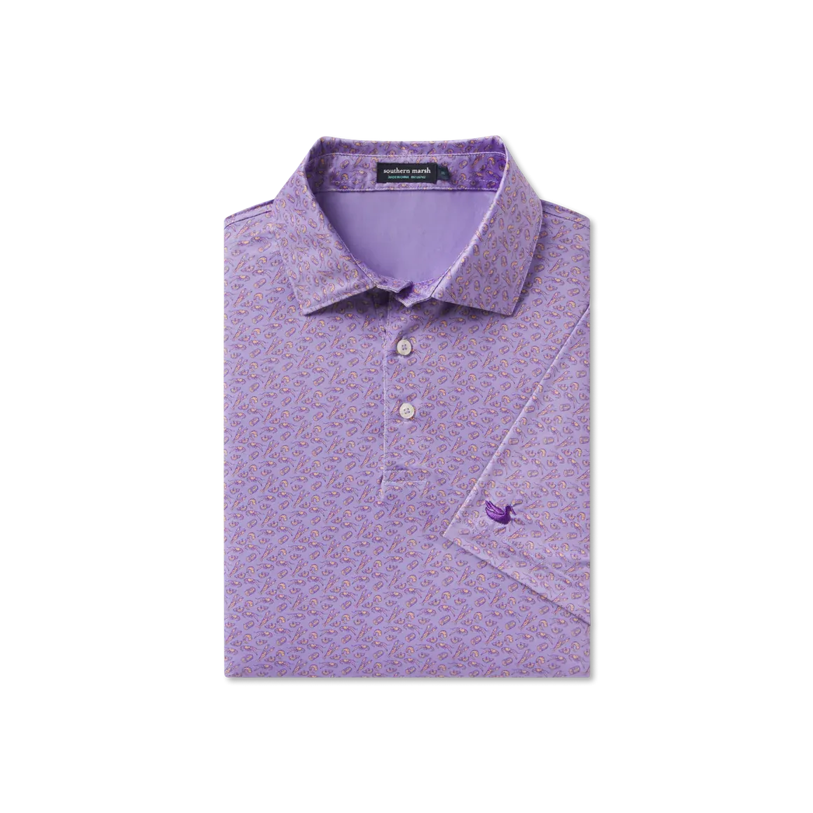 Youth Flyline Perf Polo - After the Boil- Purple