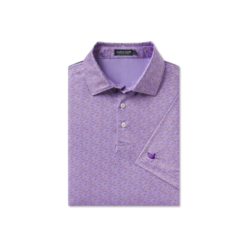Youth Flyline Perf Polo - After the Boil- Purple