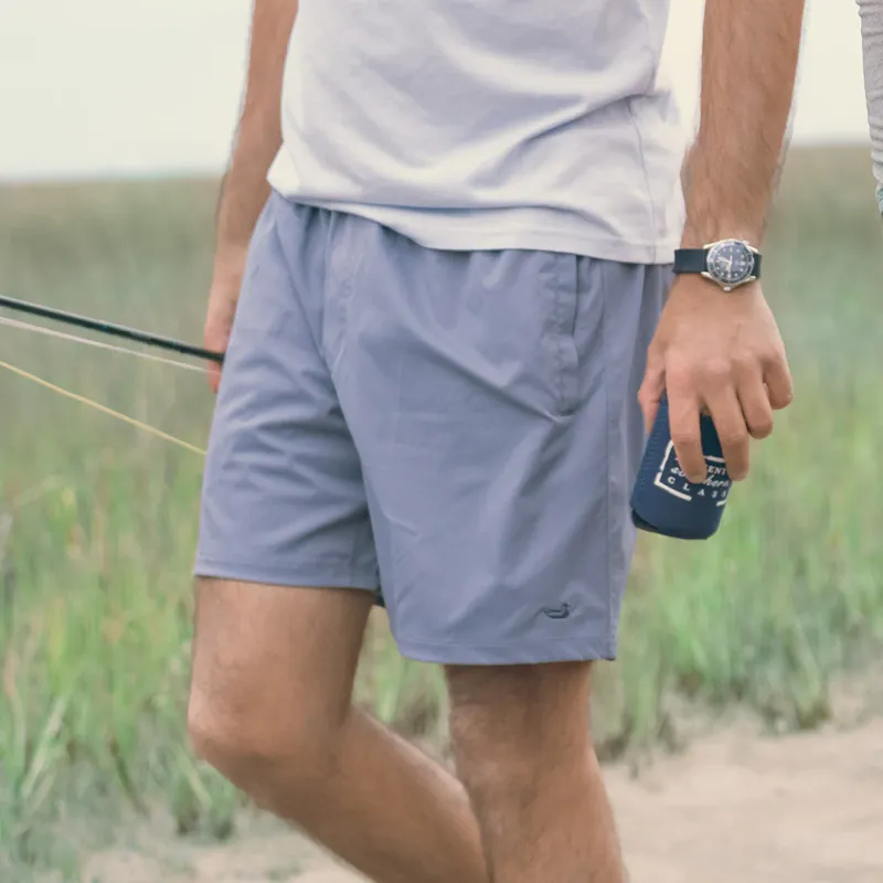 Billfish Lined Performance Short- Slate