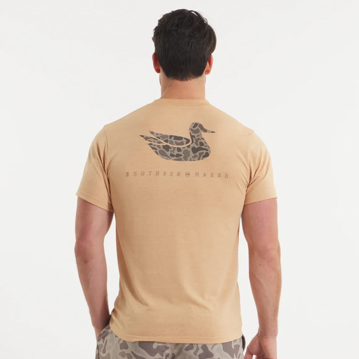 Seawash Tee- Retro Duck Originals- Camel