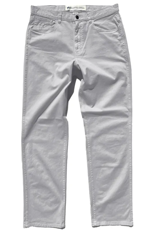 Light Gray Performance Five Pocket Pant