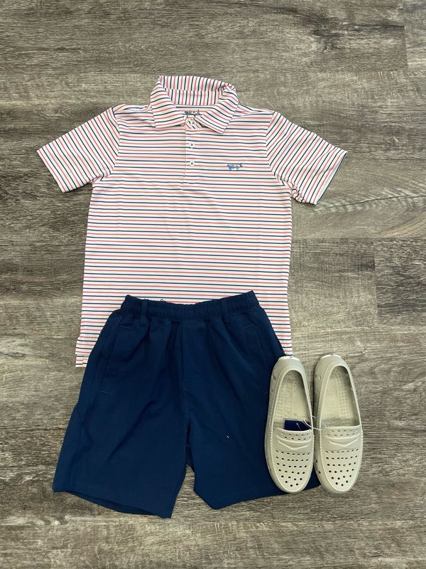 Youth Patriotic Performance Polo