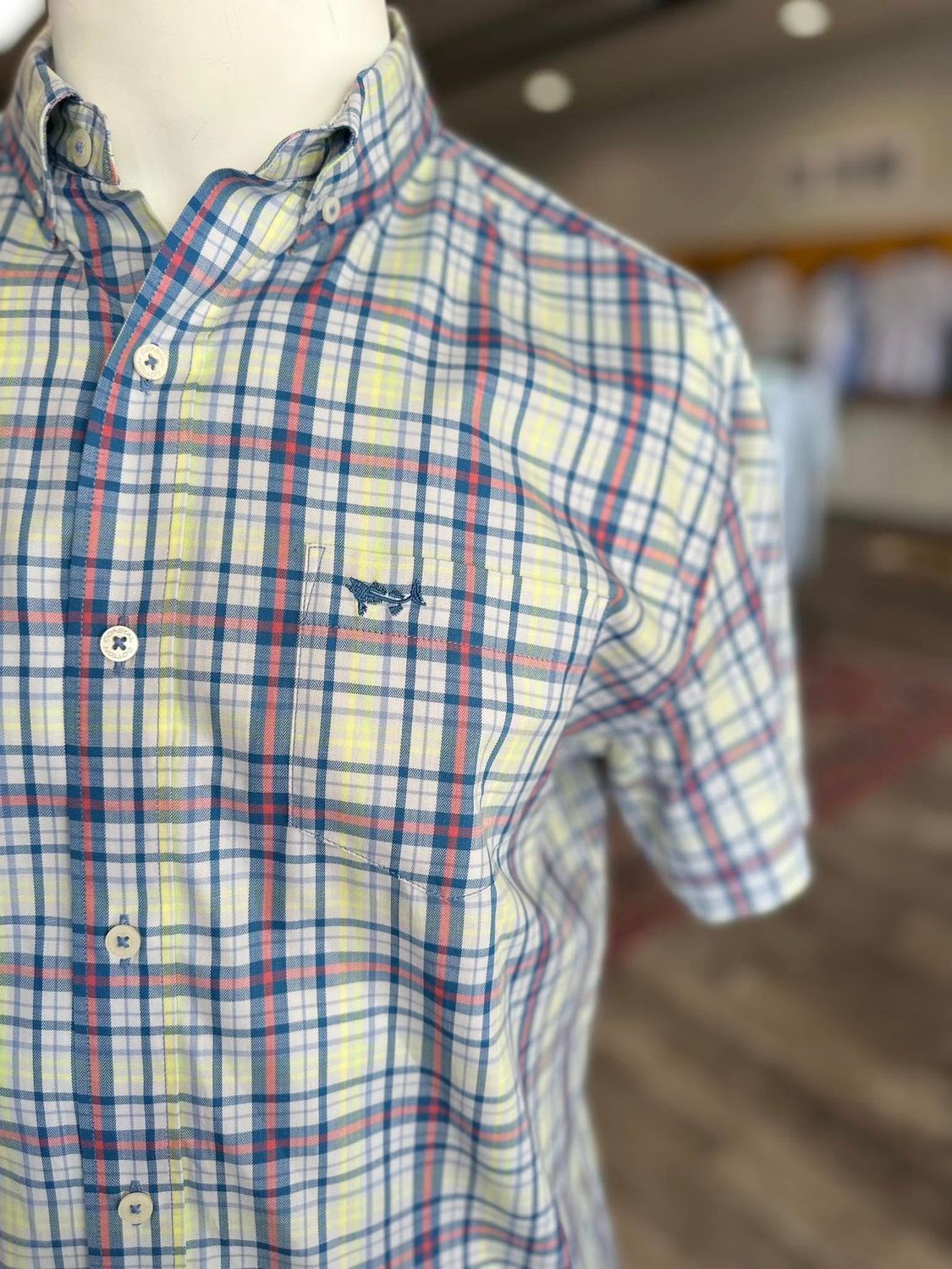 Neon Twill Cotton Bamboo SS Shirt