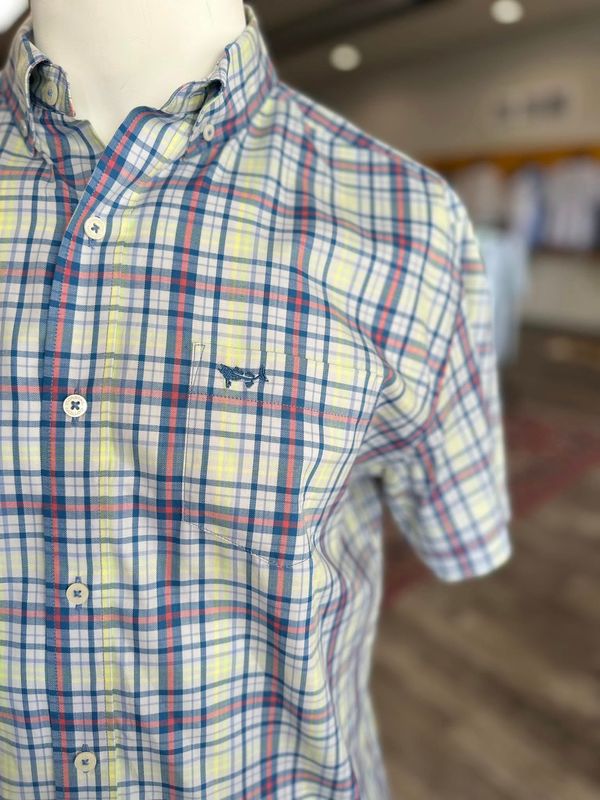 Neon Twill Cotton Bamboo SS Shirt