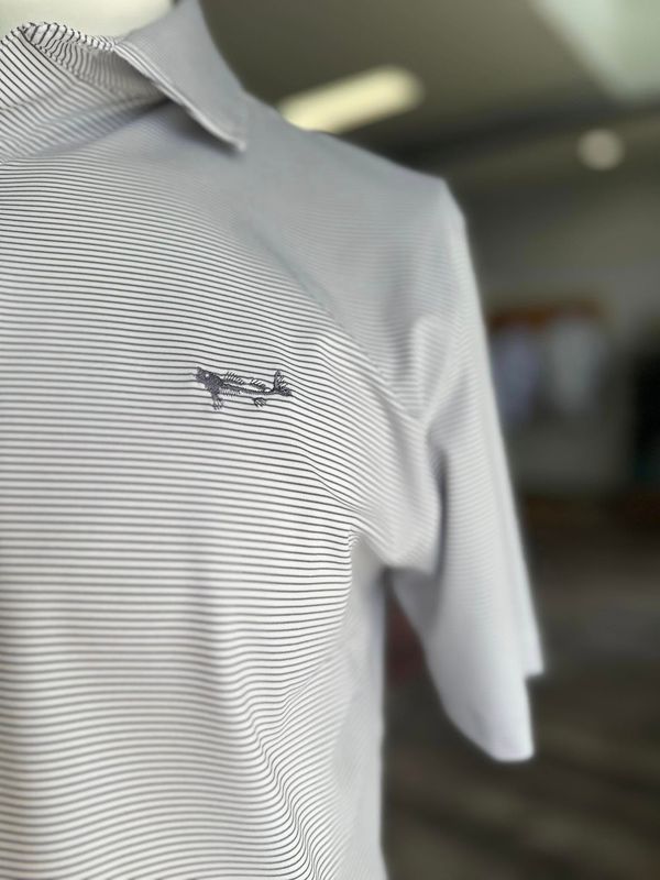 Eventide Micro Stripe Performance Polo